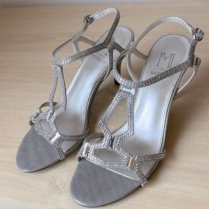 Rhinestone Silver heels